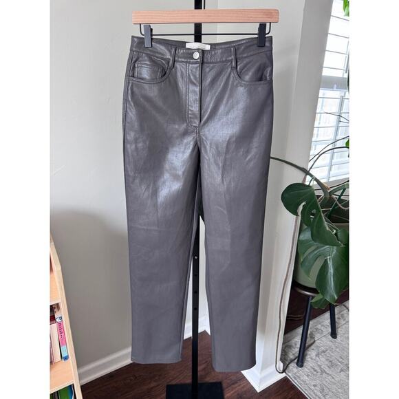 Aritzia Wilfred Melina Pant Dark Olive Gray - Picture 1 of 4